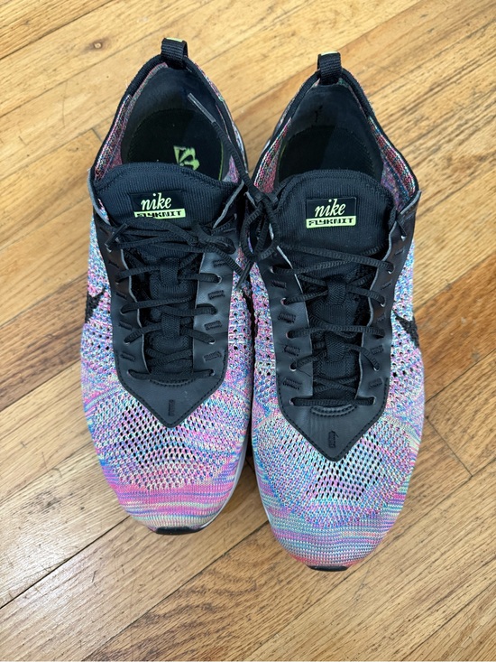 Nike Other - Nike Air Max Flyknit Racer Sneakers Ghost Green Black Pink Mens 11